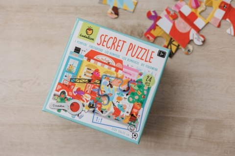 Puzzle 24 elementów Secret puzzle z Tajemnicą Strażacy Ludattica