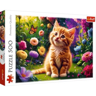 Puzzle 500 elementów kotek 37525 Trefl