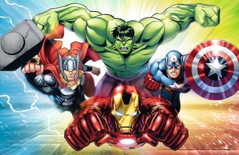 Puzzle 54 mini Bohaterowie The Avengers 19613 Trefl 54 elementów