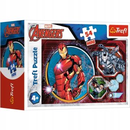 Puzzle 54 mini Bohaterowie The Avengers 19615 Trefl 54 elementów