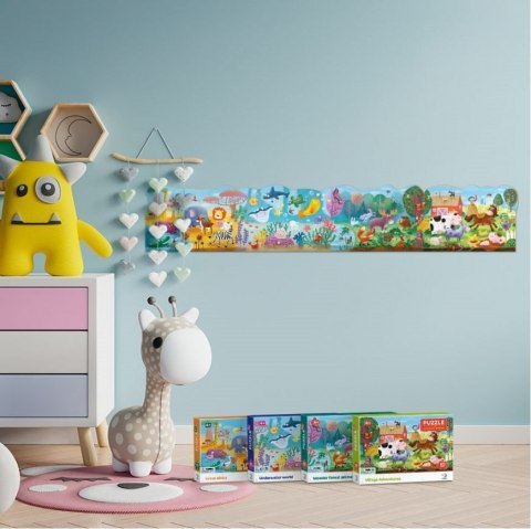 Puzzle Dodo 60 elementów W gorącej Afryce Zoo Zwierzęta Safari