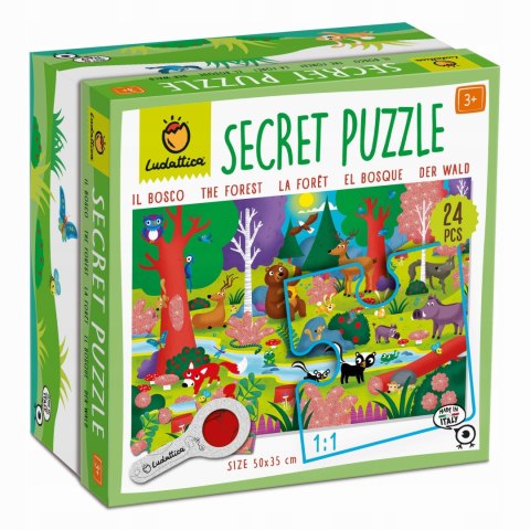 Puzzle Ludattica 24 elementów Secret Puzzle Puzzle z Tajemnicą Las