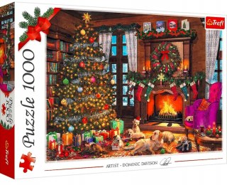 Puzzle Świąteczne 1000 elementów Idą Święta 10745 Trefl