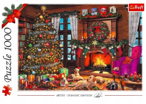 Puzzle Świąteczne 1000 elementów Idą Święta 10745 Trefl