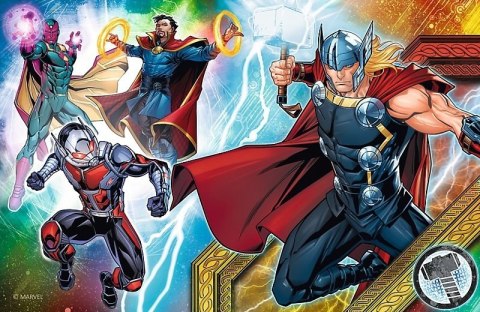 Puzzle Trefl Bohaterowie The Avengers 19616 54 elementów Puzzle 54 mini
