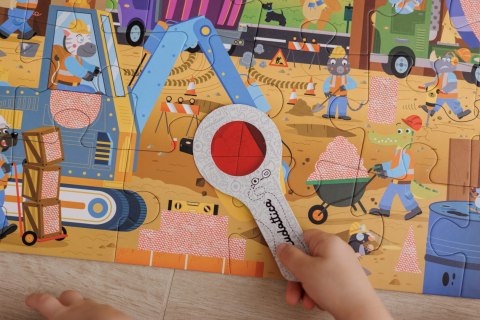 Secret Puzzle z Tajemnicą 24 elementów Plac Budowy 22594 Ludaticca