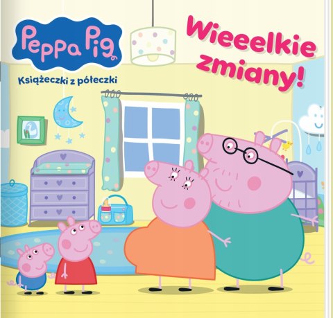 Świnka Peppa Wieeelkie zmiany! Książeczki z półeczki Bajka Bajeczka Media