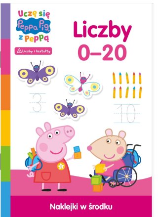 Uczę się z Peppą Liczby 0-20 Świnka Peppa Cyferki Cyfry