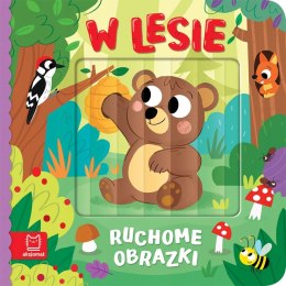 W Lesie Ruchome obrazki Aksjomat Magiczna Książeczka Wierszyki
