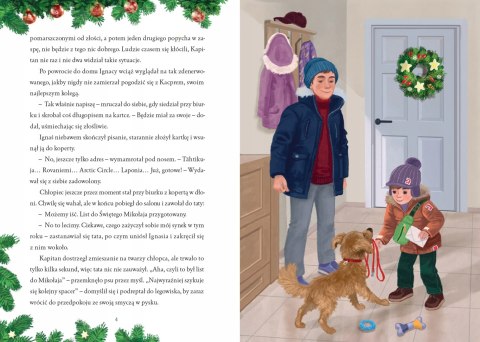 W pogoni za listem do Mikołaja Książeczka Świąteczna Skrzat Opowieść Święta