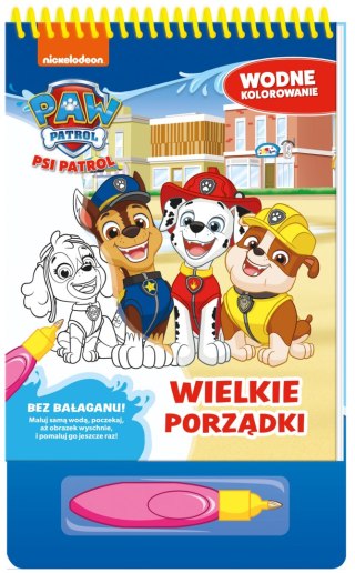 Wielkie porządki Psi Patrol Wodne kolorowanie Wodna Kolorowanka z pisakiem