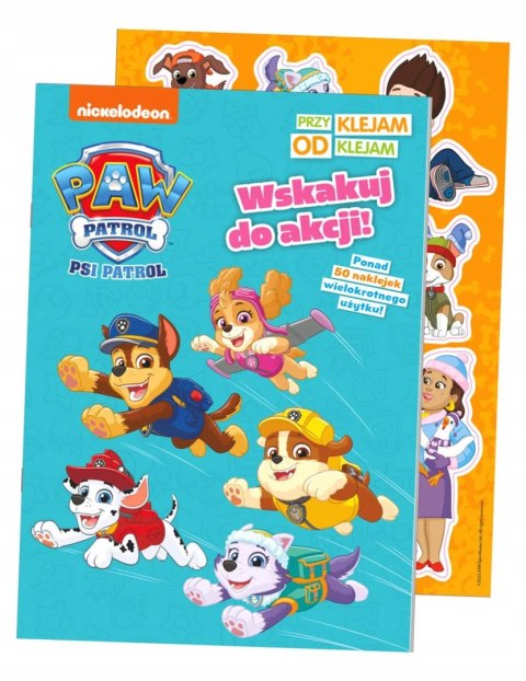 Wskakuj do akcji! Psi Patrol. Przyklejam Odklejam Naklejki
