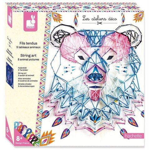 Zestaw kreatywny Przeplatanka 3D Zwierzęta Janod