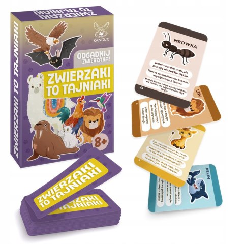 Zwierzaki to tajniaki Kangur Odgadnij Zwierzaka 8+