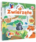 Zwierzęta Naklej odklej książka z naklejkami silikonowymi wielokrotnego