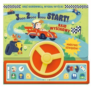 3..2..1..Start! Rajd Wyścigowy Książka Dźwiękowa z Kierownicą