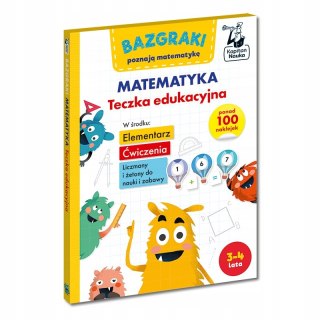 Bazgraki Matematyka Teczka edukacyjna Kapitan Nauka 3-4 lat elementarz