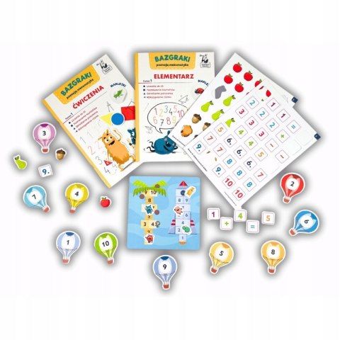 Bazgraki Matematyka Teczka edukacyjna Kapitan Nauka 3-4 lat elementarz