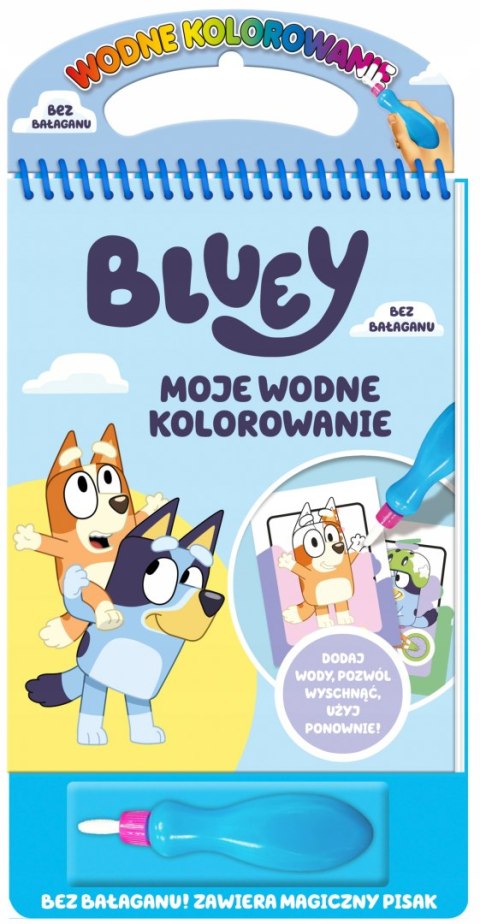 Bluey Blue Wodne Kolorowanie 2 Magiczna Wodna Kolorowanka Magiczny Pisak