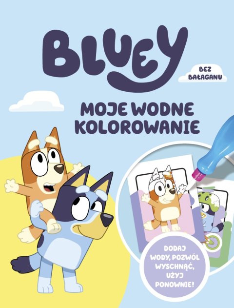 Bluey Blue Wodne Kolorowanie 2 Magiczna Wodna Kolorowanka Magiczny Pisak