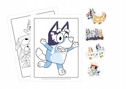 Bluey Magnesy Nieziemskie Przyciąganie 13 Magnesów Baw się Kolorami
