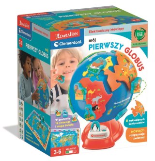 Clementoni Interaktywny globus przedszkolaka 50757 Mój Pierwszy Globus 3+