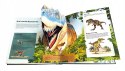 książka z okienkami o świecie dinozaurów