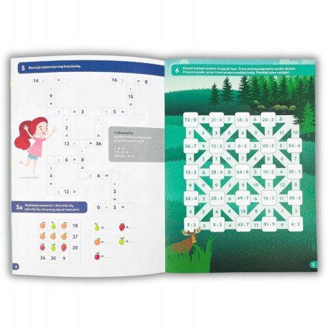 EDUseria Mnożenie i dzielenie Ćwiczenia Kapitan Nauka 6+