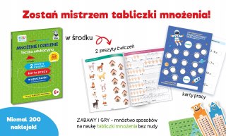 EDUseria Mnożenie i dzielenie Teczka edukacyjna 6+ Kapitan Nauka