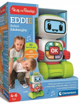Edukacyjny Robot Eddie 50411 Clementoni 4-6 lat 20 edukacyjnych zadań