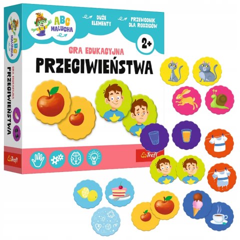 Gra Edukacyjna dwulatka Przeciwieństwa ABC Malucha Trefl 2+