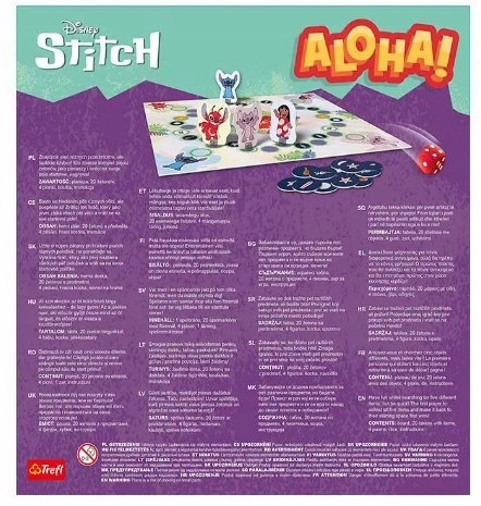 Gra Planszowa rodzinna Lilo i Stitch, Aloha! Trefl Disney
