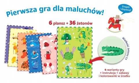 Gra planszowa Moja pierwsza gra Loteryjka Kolory Edgard