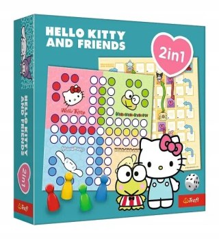 Gra rodzinna Planszowa Gra Hello Kitty 2w1 Trefl Chińczyk
