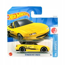 Hot Wheels '91 Madza MX-5 Miata, HW J-Imports 2024 HTD80 żółty