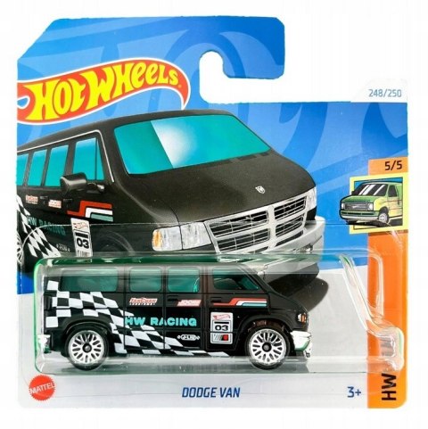 Hot Wheels Dodge Van Czarny HTB95 HW Vans