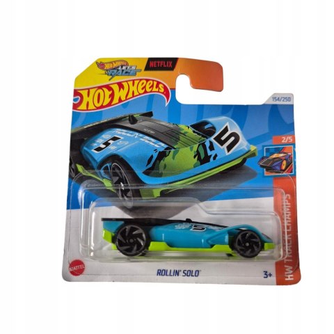 Hot Wheels HTD93 Rollin' Solo Let's Race HW Track Champs 2/5