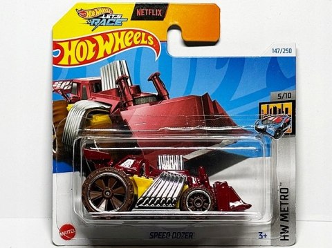 Hot Wheels HTF03 Speed Dozer HW Metro Spychacz