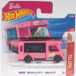 Hot Wheels JJH96 Barbie Dream Camper Różowy Kolekcjonerski Kamper