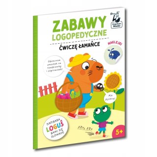 Kapibara Loguś Zabawy logopedyczne Ćwiczę łamańce Kapitan Nauka Edgard
