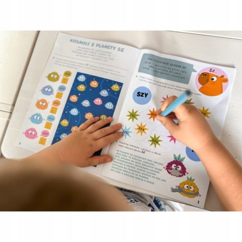 Kapibara Loguś Zabawy logopedyczne Ćwiczę łamańce Kapitan Nauka Edgard