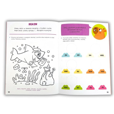 Kapibara Loguś Zabawy logopedyczne Wymawiam „r" Kapitan Nauka