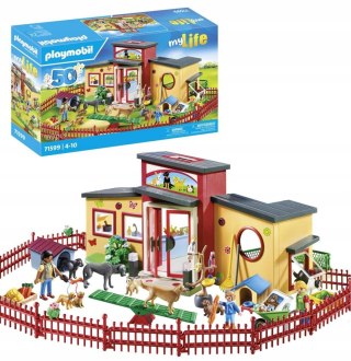 Klocki Playmobil 71599 My Life Hotel Dla Zwierząt Łapka Pieski Psy