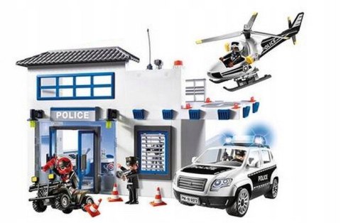 Klocki konstrukcyjne Playmobil 201 elementów plastikowe City Action