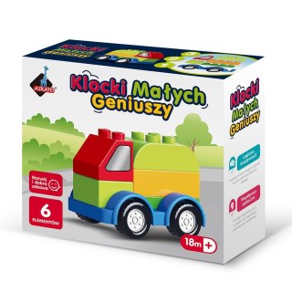 Klocki małych geniuszy Ciężarówka Autko 6 elementów