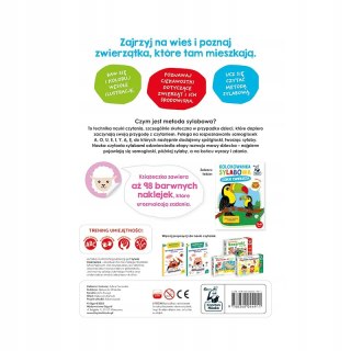 Kolorowanka sylabowa Na wsi Kapitan Nauka