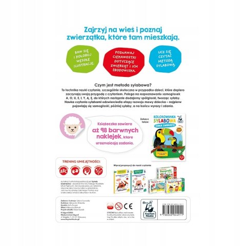 Kolorowanka sylabowa Na wsi Kapitan Nauka