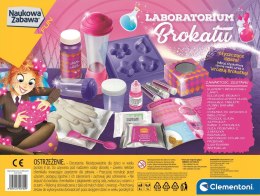Laboratorium Brokatu Slime Zestaw Kreatywny Naukowa Zabawa Clementoni 8+