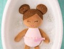 Mini lalka do kąpieli LullaBaby Szatynka Mini Bath Doll