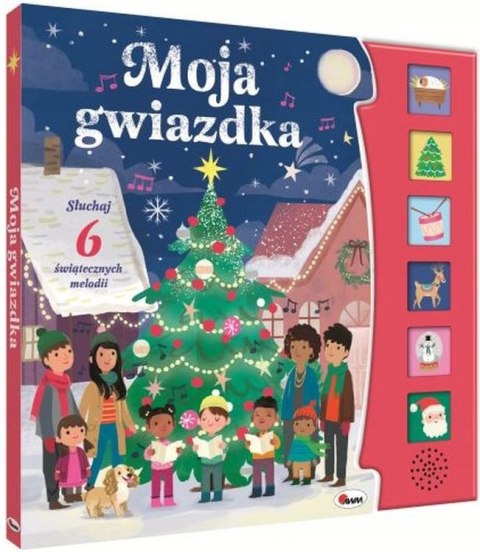 Moja gwiazdka Książka dźwiękowa Świąteczna Święta 6 Melodii